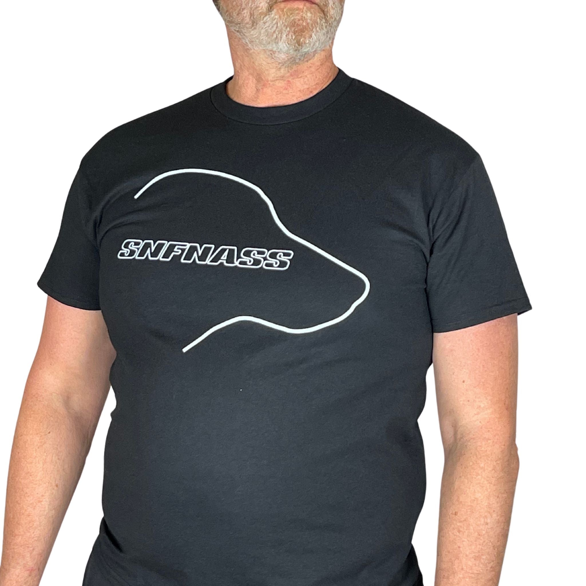 Premium Cotton T - Shirt Black - SNFNASS - Dog Lovers