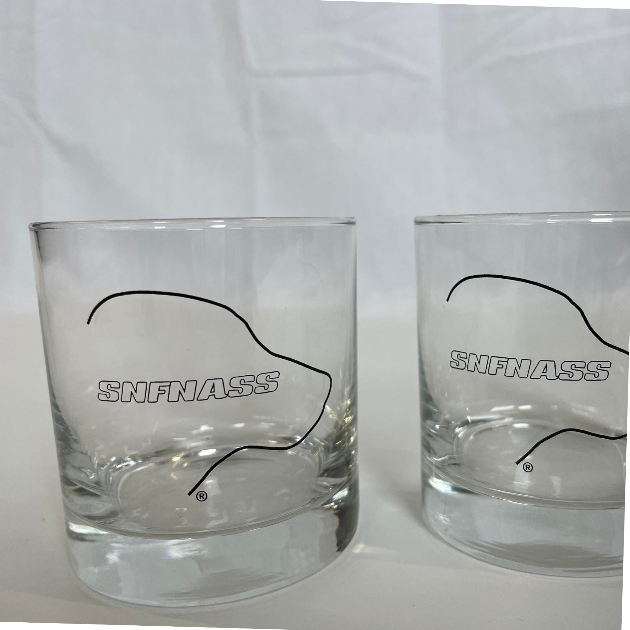 SNFNASS Logo Double Old - Fashioned Drinking Glass - SNFNASS