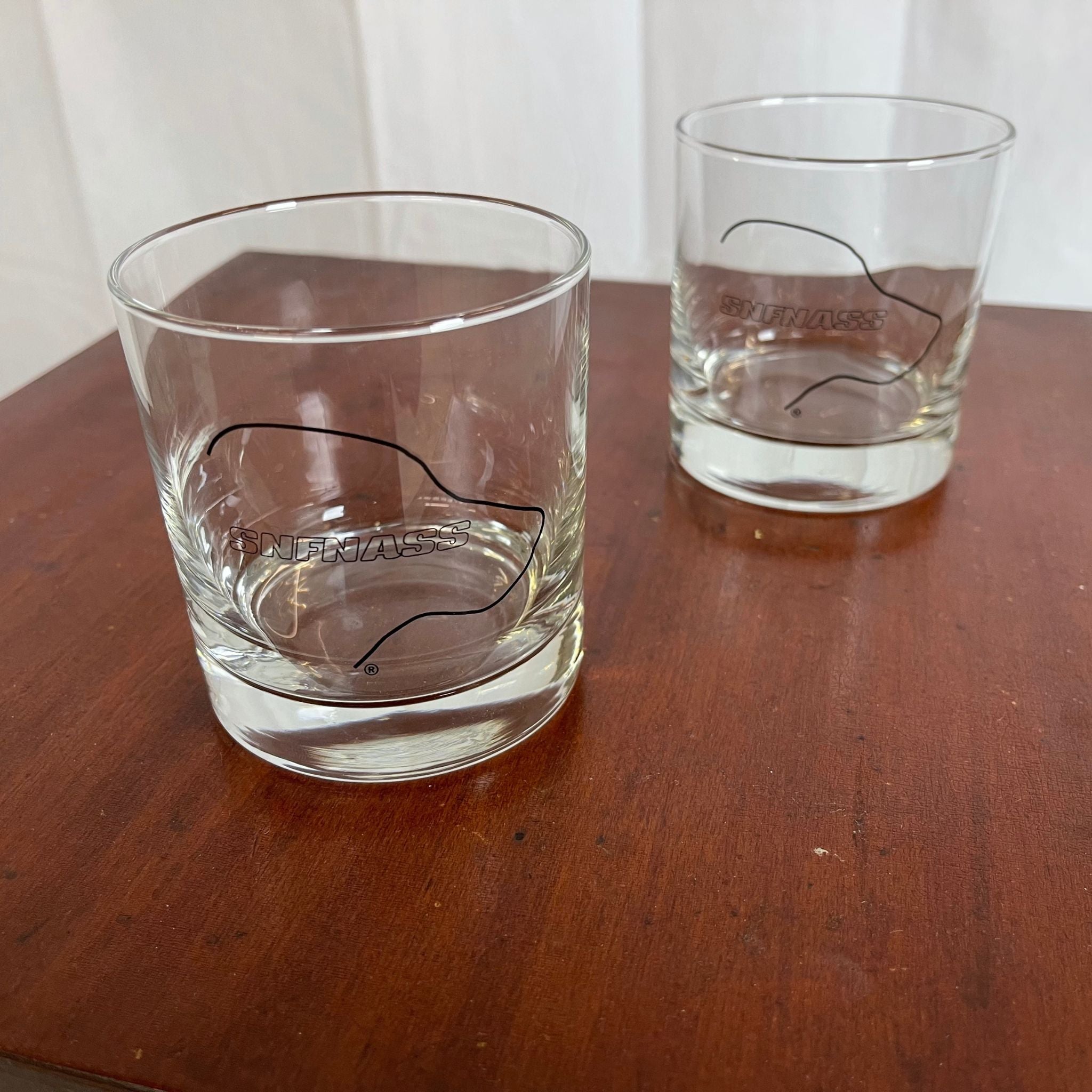 SNFNASS Logo Double Old - Fashioned Drinking Glass - SNFNASS