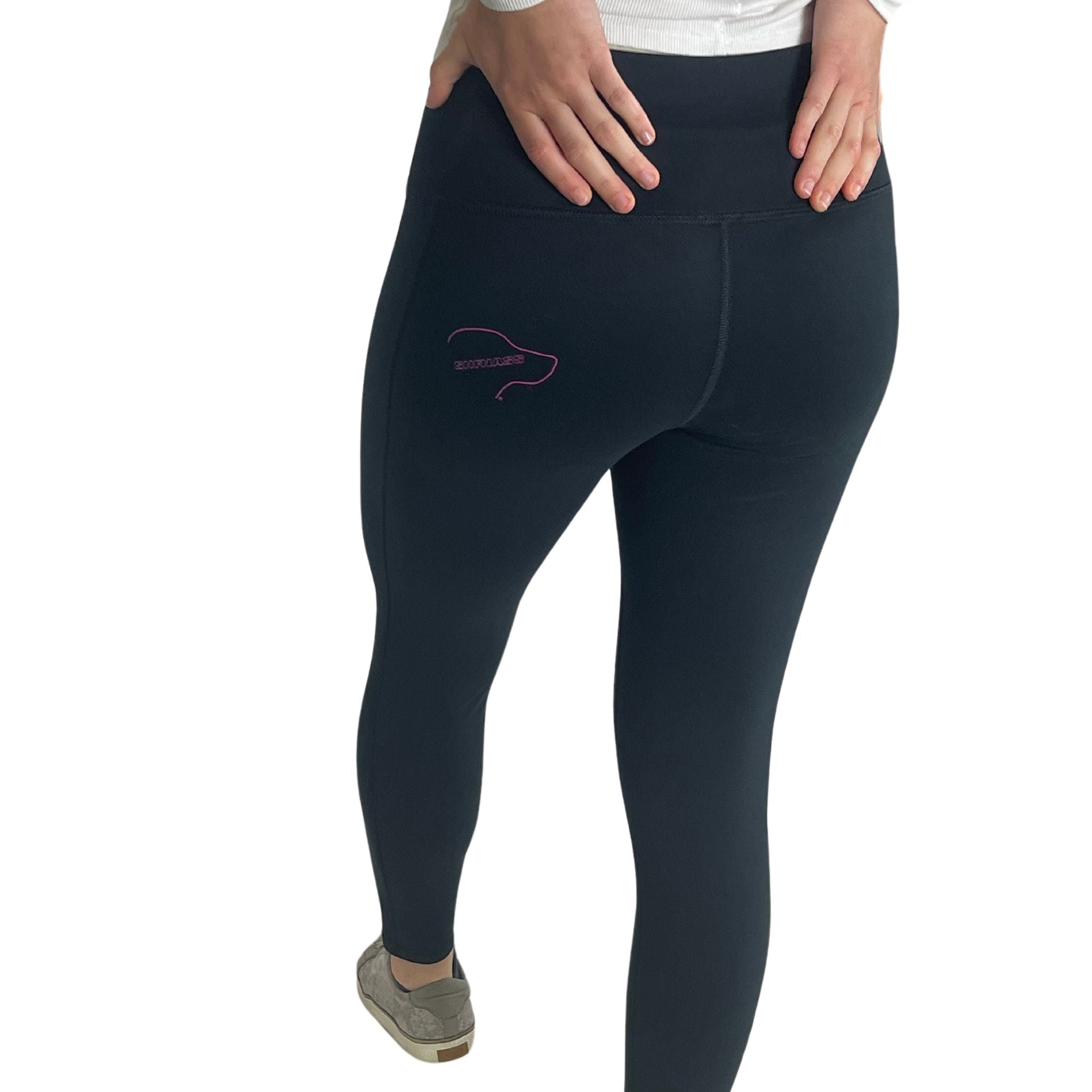 Paws and Reps Sport Black Leggings - SNFNASS - SNFNASS