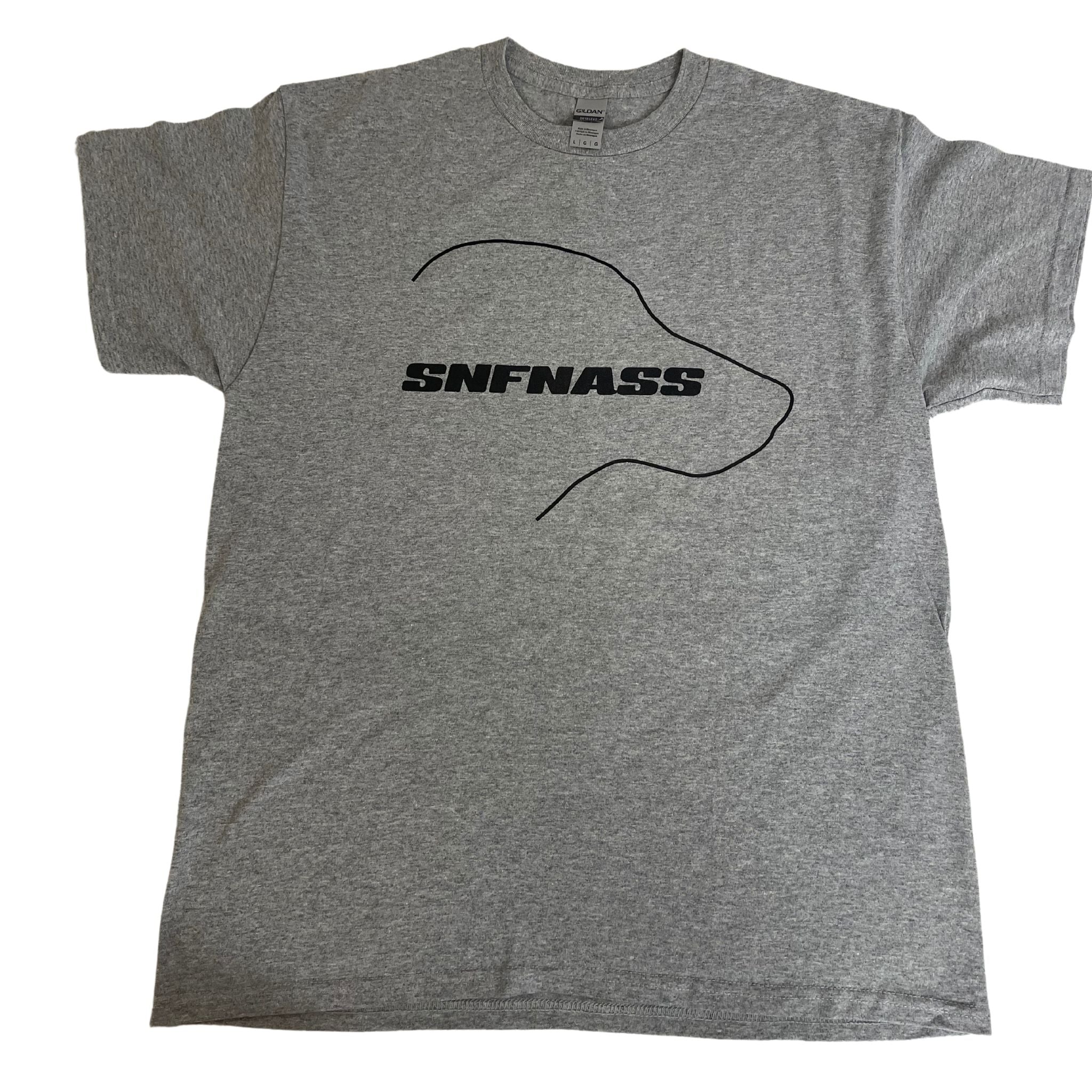 T-shirt in Sport Gray Black logo - SNFNASS - SNFNASS - Dog Lovers