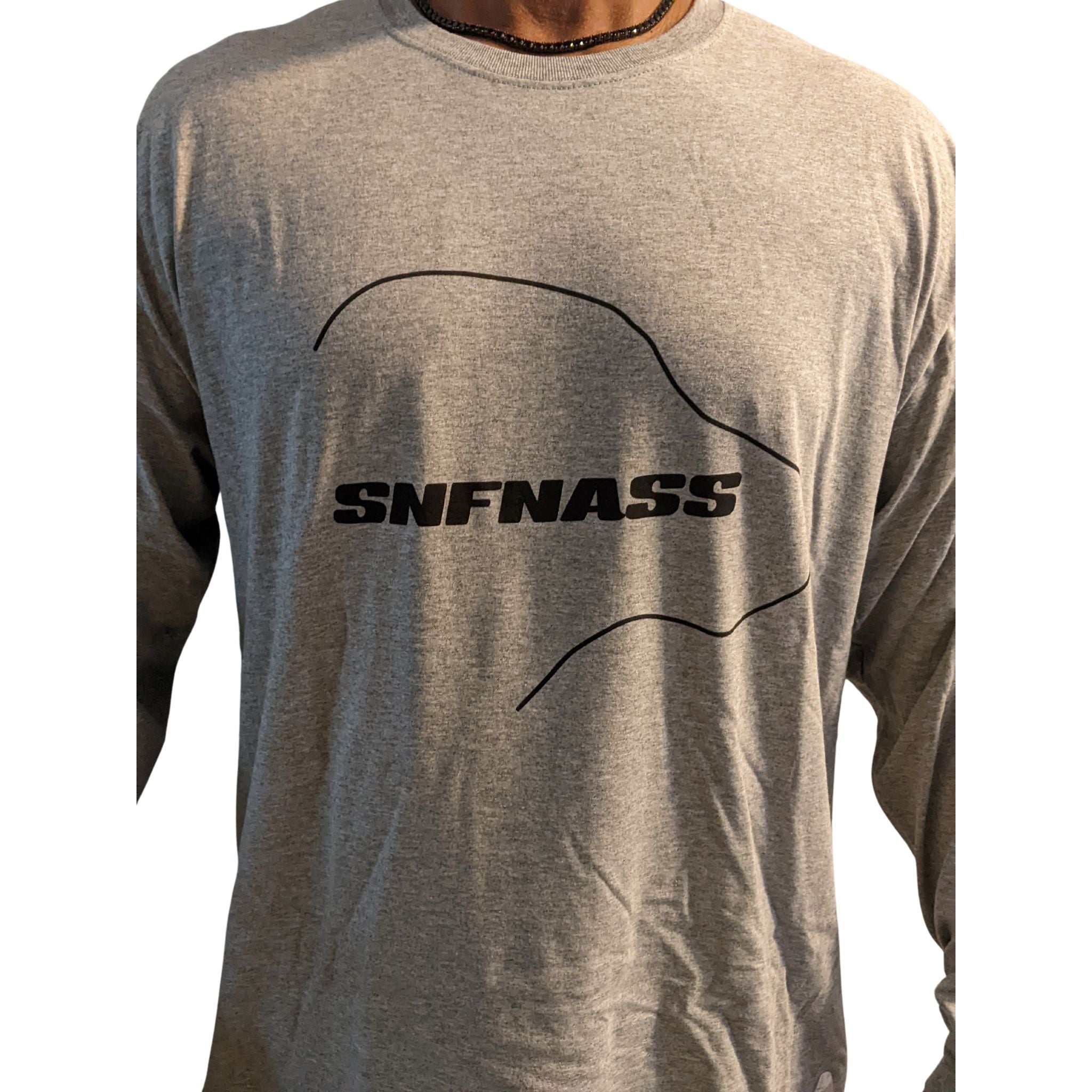 T-Shirt Long Sleeve in Athletic Heather - SNFNASS - Dog Lovers