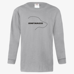 T-Shirt Long Sleeve in Athletic Heather - SNFNASS  - Dog Lovers