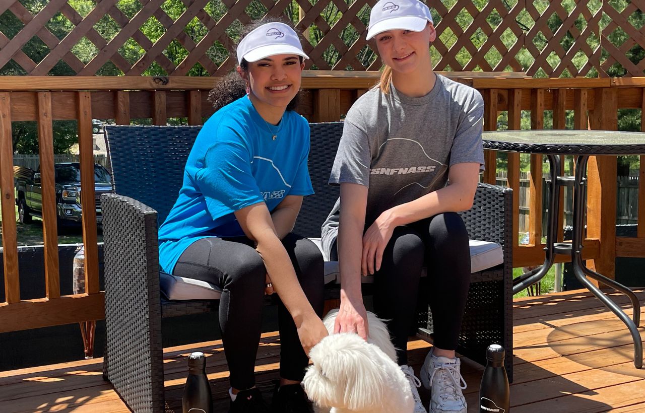 White Tennis Visor - SNFNASS - SNFNASS